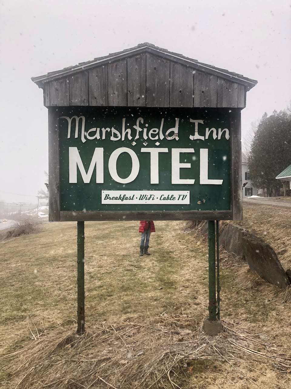The original at the roadside before the remake.